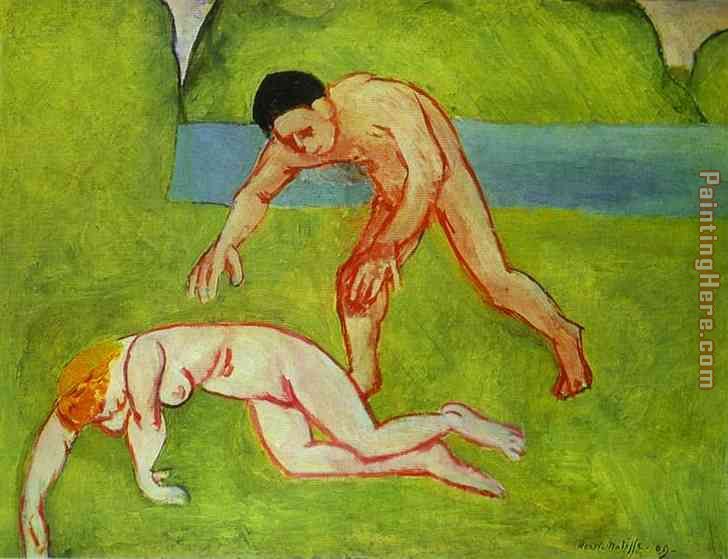 Henri Matisse Satyr and Nymph